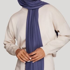 Voile Chic Premium Jersey Hijab Scarf - Light Denim